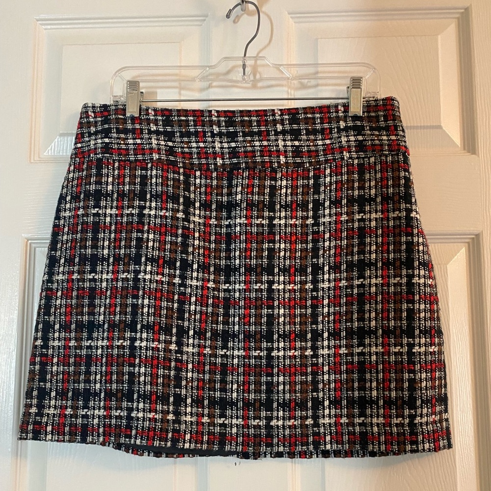 Plaid Miniskirt from The Limited